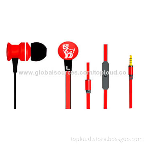 Wired Earphone for Mobile Phone, with 5mW Rated Power, 10mm Driver Unit, 3.5mm Jack